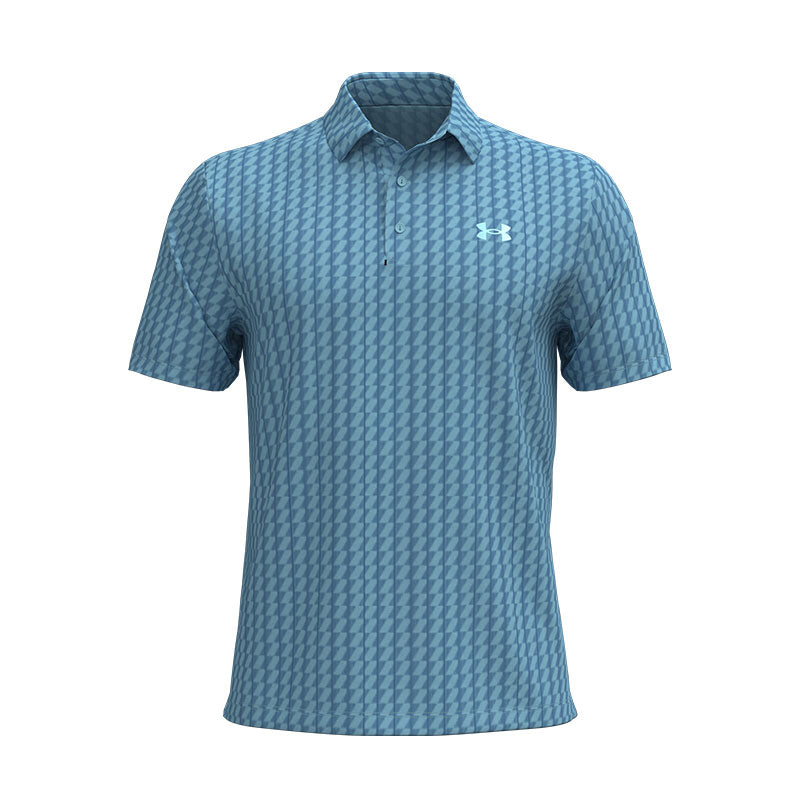 UNDER ARMOUR Playoff 3.0 Men's Printed Polo (Oral Blue/Navy)