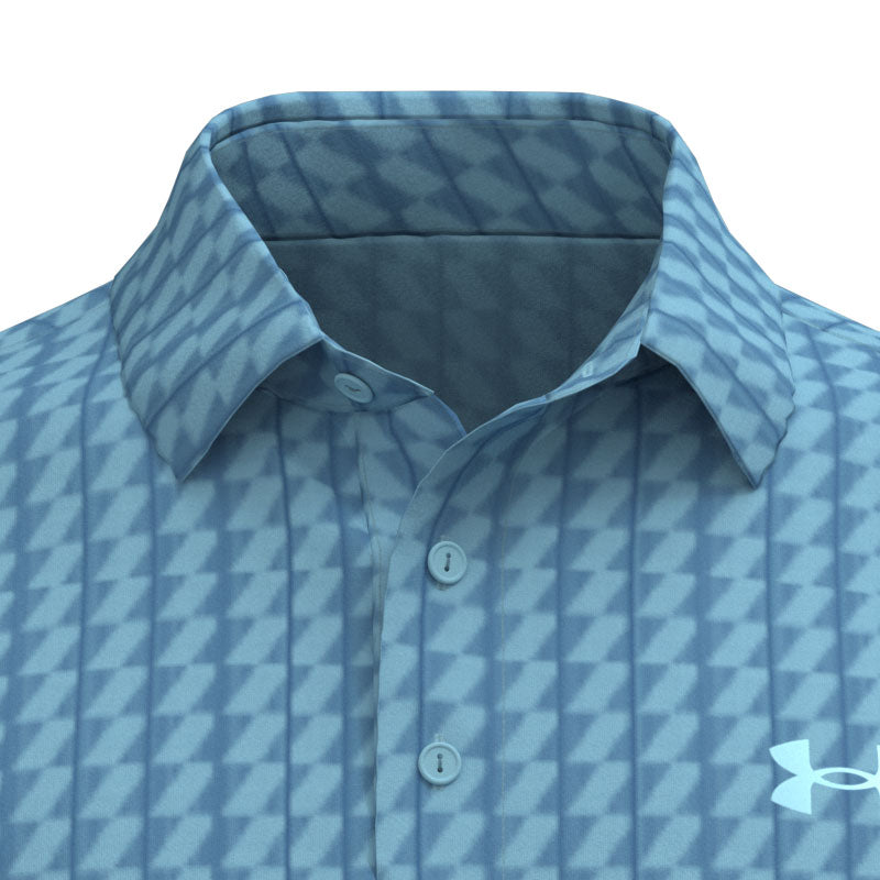 UNDER ARMOUR Playoff 3.0 Men's Printed Polo (Oral Blue/Navy)