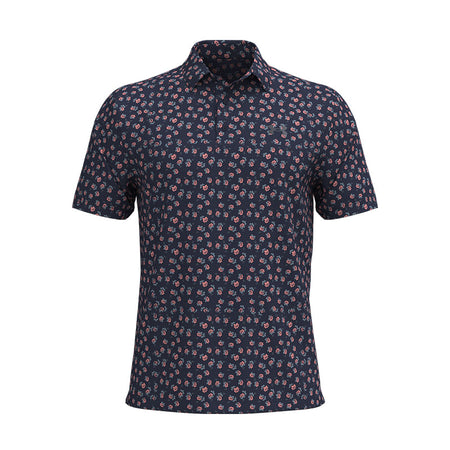 UNDER ARMOUR Playoff 3.0 Men's Printed Polo (Navy/Pink)