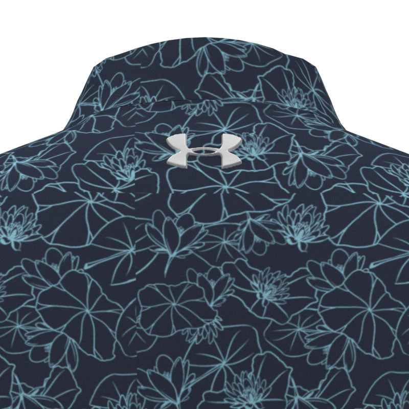 UNDER ARMOUR Matchplay Printed Men's Polo (Academy Blue/Opal Blue)