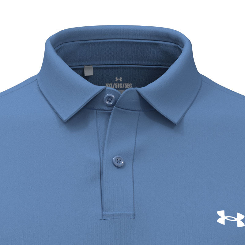 UNDER ARMOUR T2G Men's Pique Polo (Aegean Blue)