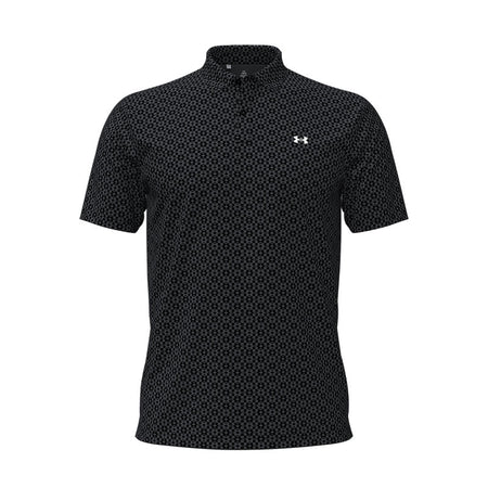 UNDER ARMOUR T2G Printed Men's Polo (Black/White)