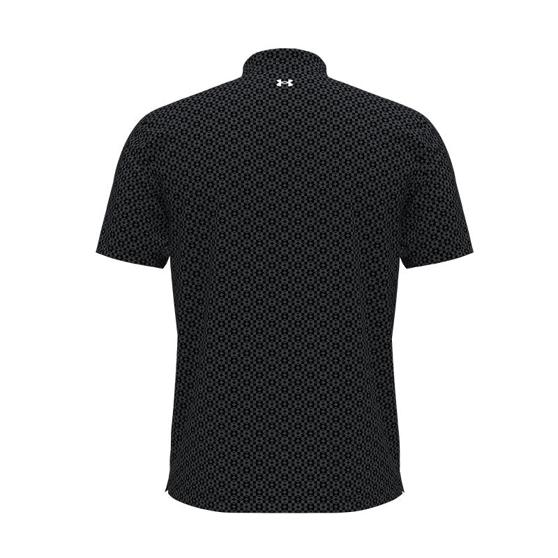 UNDER ARMOUR T2G Printed Men's Polo (Black/White)