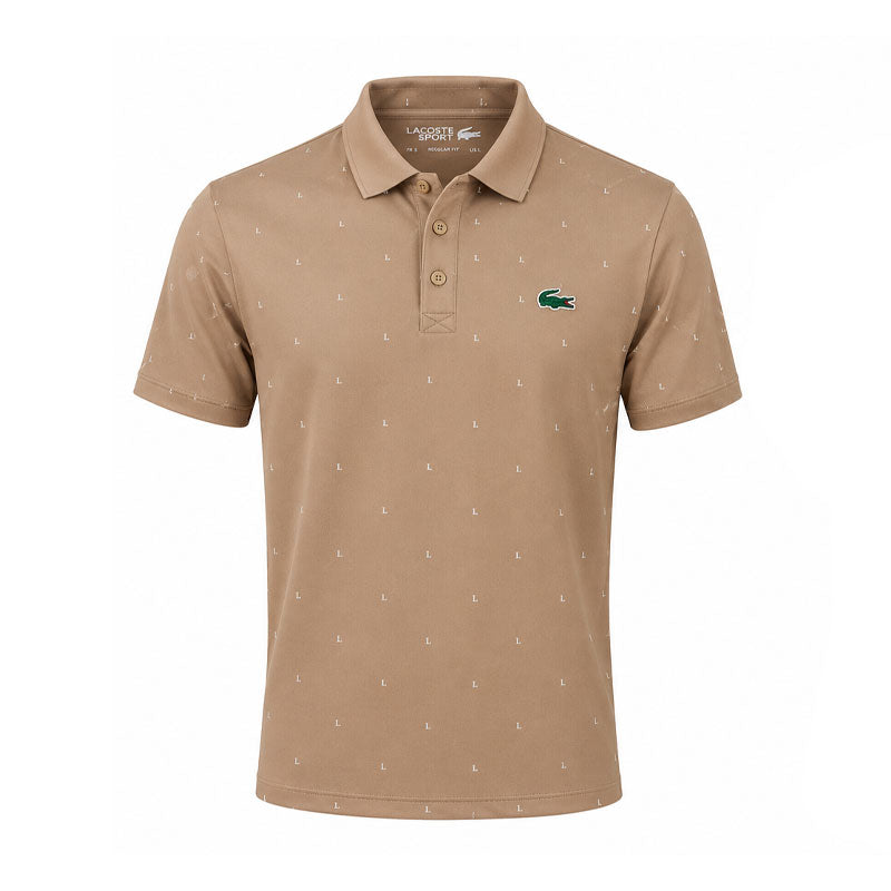 LACOSTE Printed Men's Polo (Viennesse/Flour)