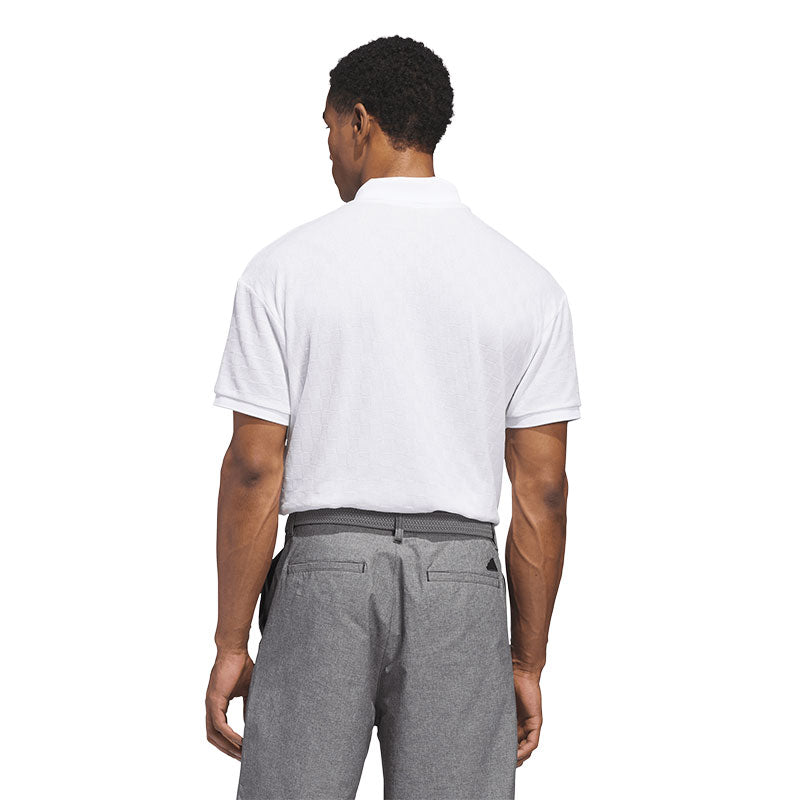 ADIDAS Knit Men's Polo (White)