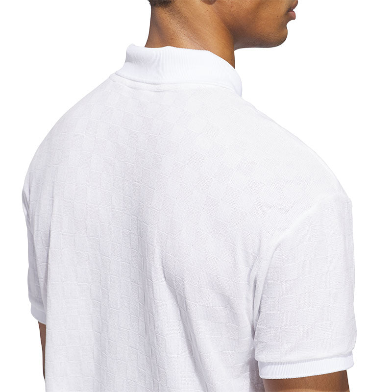 ADIDAS Knit Men's Polo (White)