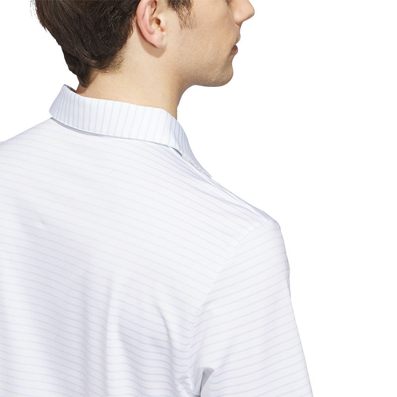 ADIDAS Performance Two-Color Stripe Men's Polo (White)