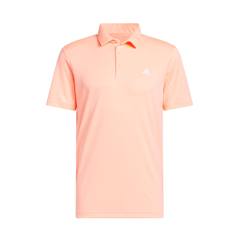 ADIDAS Performance Solid Men's Polo (Orange)