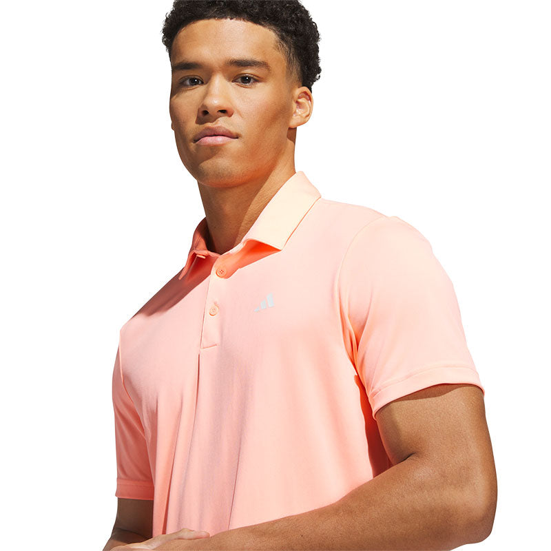 ADIDAS Performance Solid Men's Polo (Orange)
