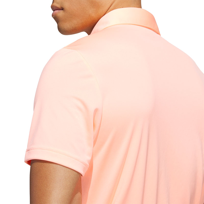 ADIDAS Performance Solid Men's Polo (Orange)