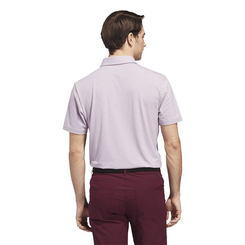 ADIDAS Ultimate365+ Go-To Print Men's Polo (Purple)
