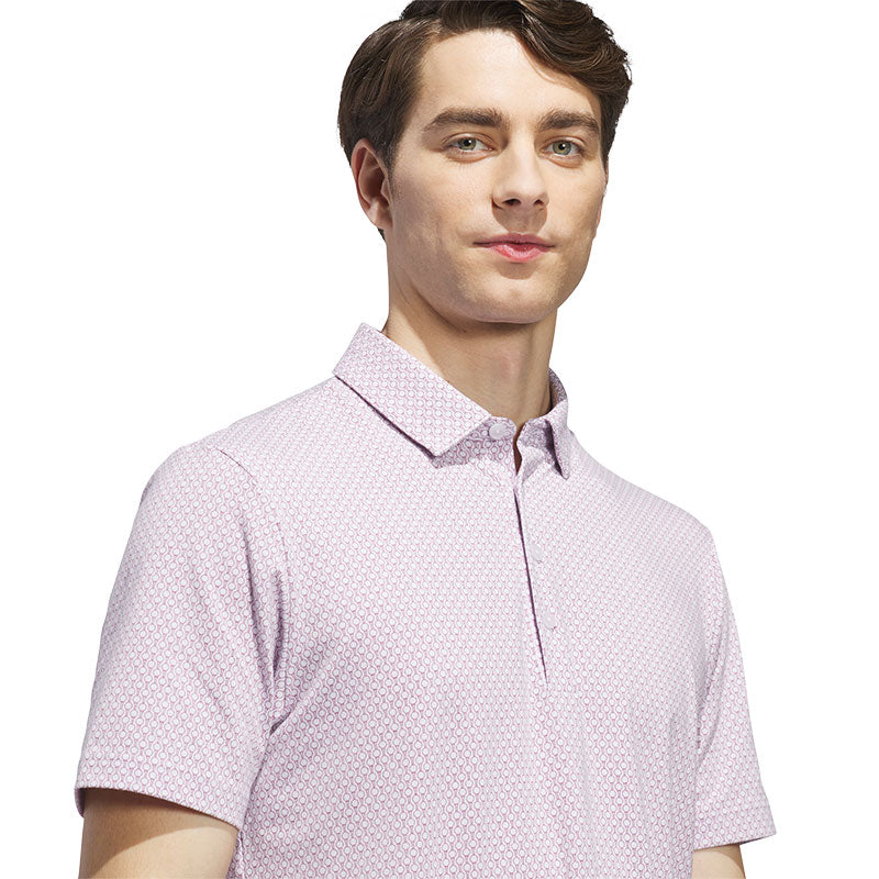 ADIDAS Ultimate365+ Go-To Print Men's Polo (Purple)