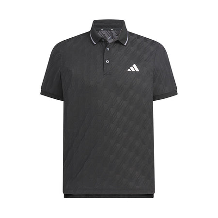 ADIDAS Jacquard Men's Polo (Black)