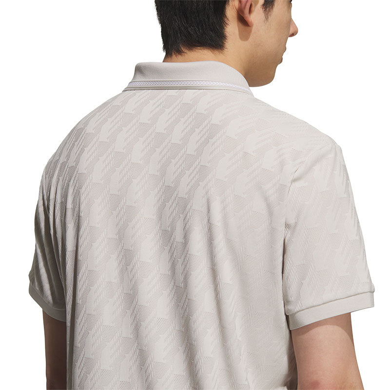 ADIDAS Jacquard Men's Polo (White)