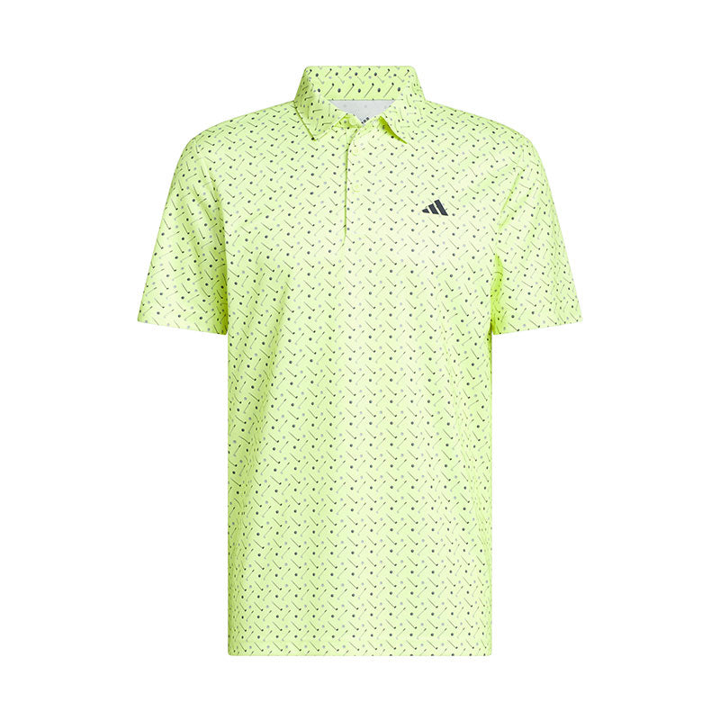 ADIDAS Performance Print Men's Polo (Yellow)