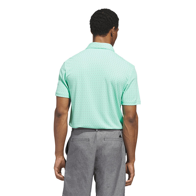 ADIDAS Performance Print Men's Polo (Green)