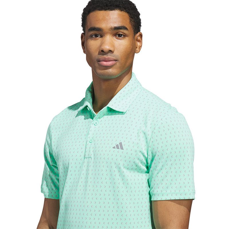 ADIDAS Performance Print Men's Polo (Green)