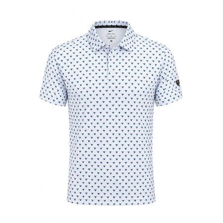 NIKE Par Dri-FIT Printed Men's Polo (White)