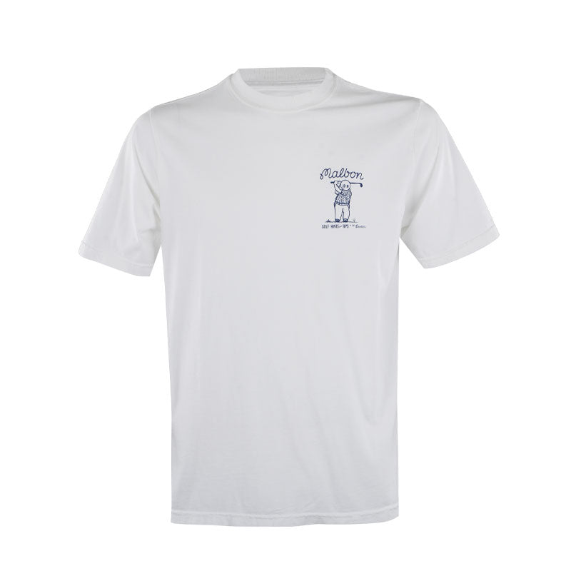 MALBON GOLF Club Select Men's T-Shirt (White)