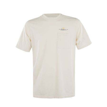 MALBON GOLF Trophy Pocket Men's T-Shirt (Ivory)