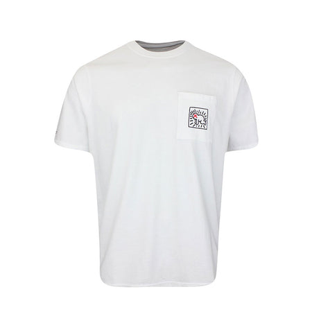 MALBON GOLF x Keith Haring Pocket Men's T-Shirt (White)