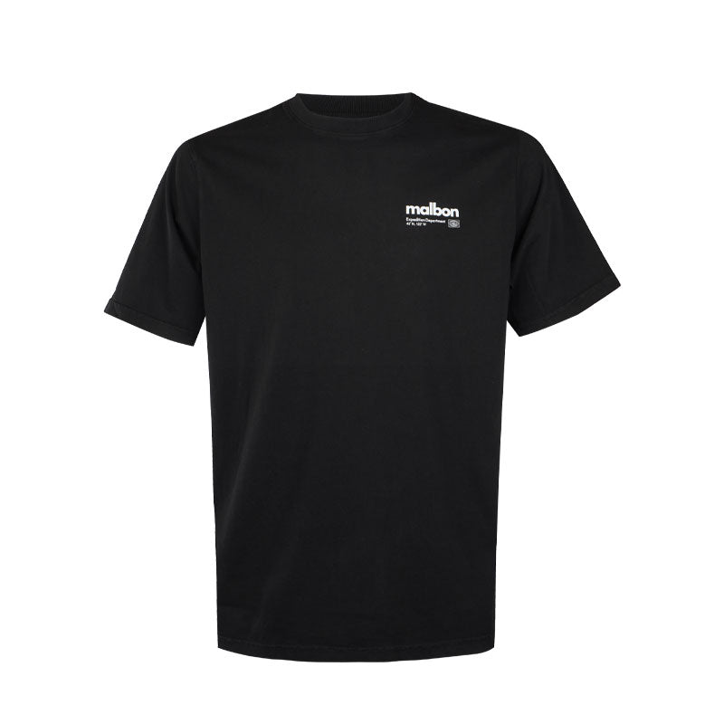 MALBON GOLF Expedition Department Men's T-Shirt (Black)