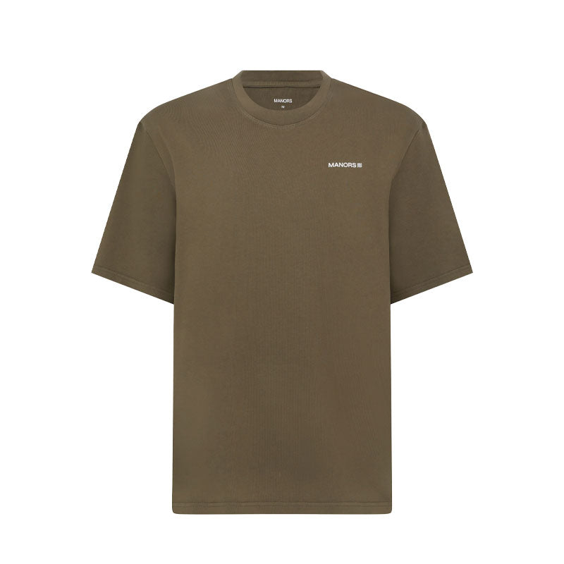 MANORS Logo Men's T-Shirt (Olive)