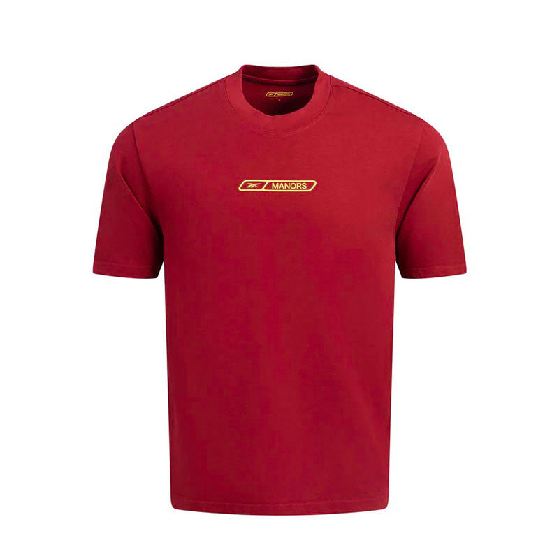 MANORS x Reebok Men's Graphic T-Shirt (Burgundy)