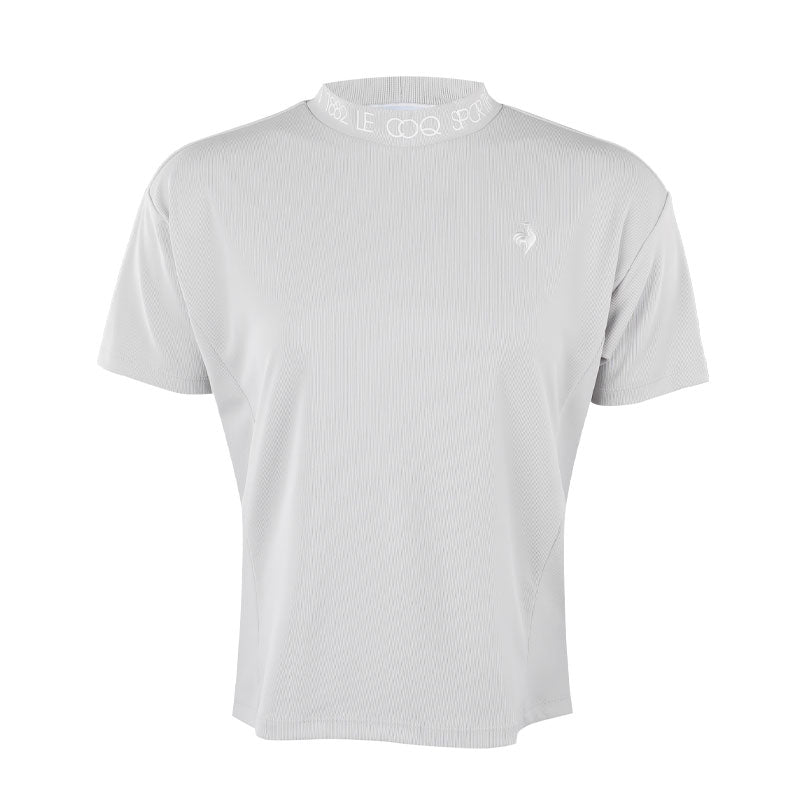 LE COQ SPORTIF GOLF Women's Mock Shirt (Grey)