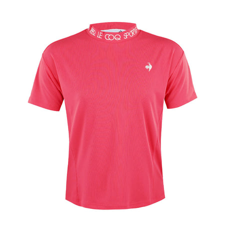 LE COQ SPORTIF GOLF Women's Mock Shirt (Pink)