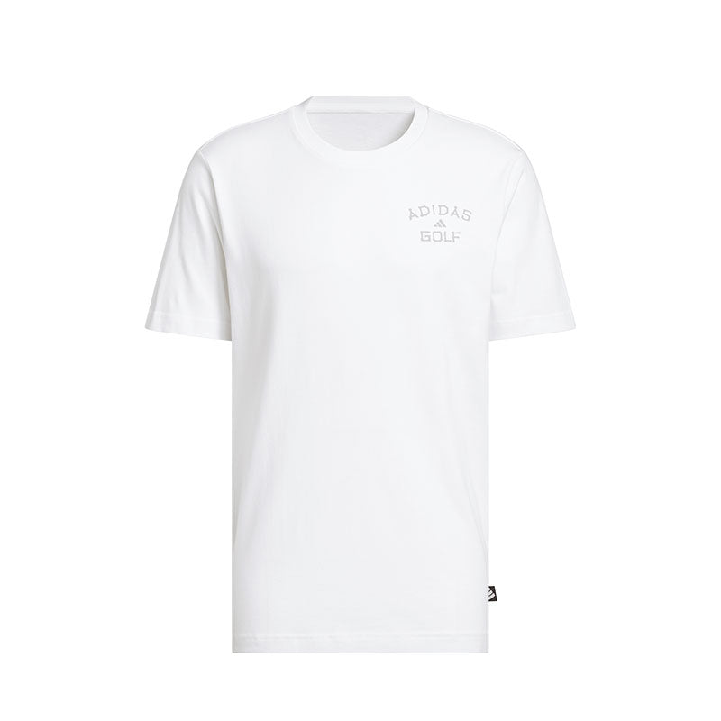 ADIDAS Golf Chip In Paradise Graphic Men's T-Shirt (White)