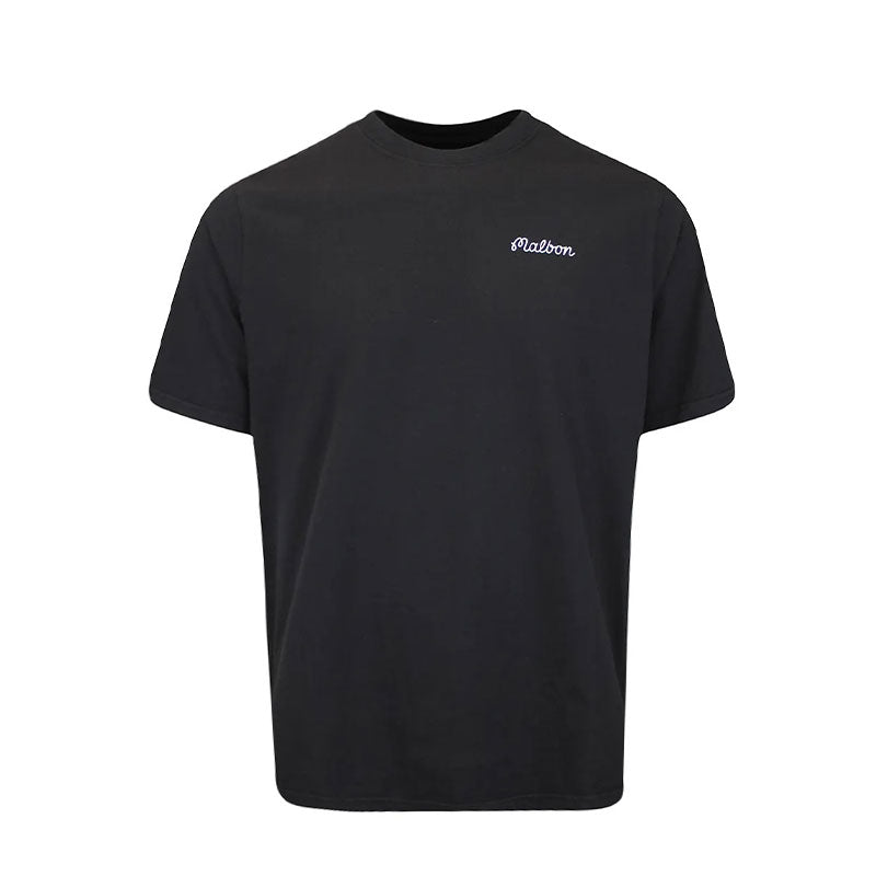 MALBON GOLF Bermuda Baldwin Men's T-Shirt (Black)