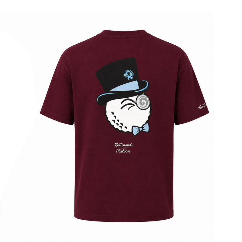 MALBON GOLF x Bettinardi Gangster Men's T-Shirt (Cabernet)
