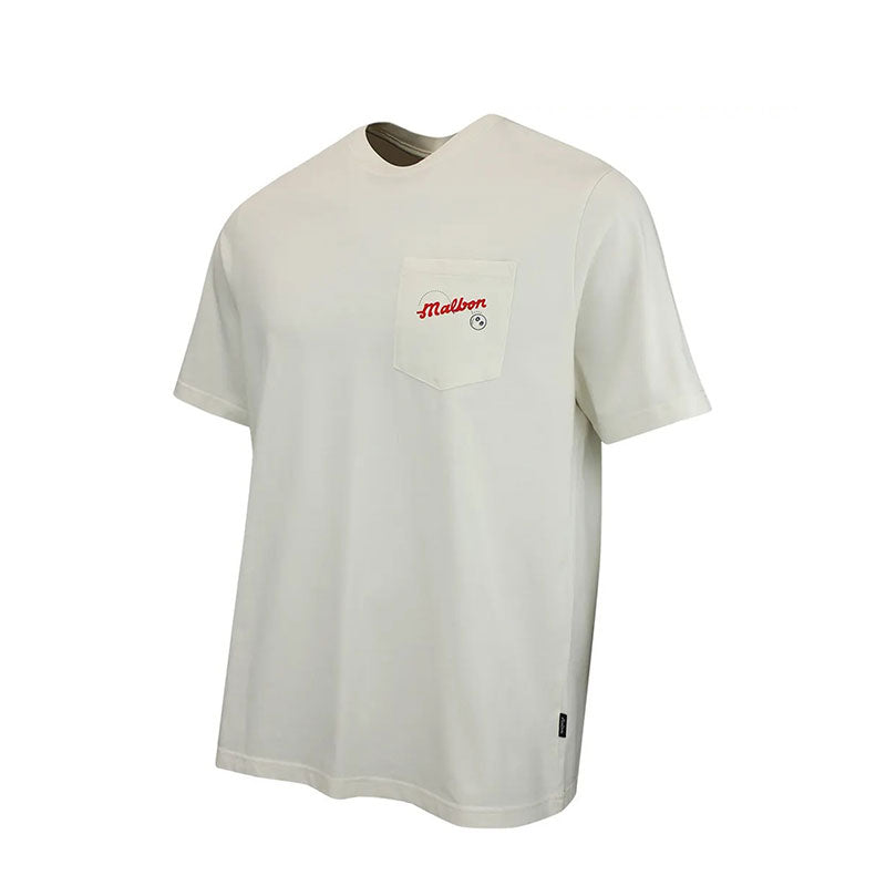 MALBON GOLF Vista Demand Men's T-Shirt (Ivory)