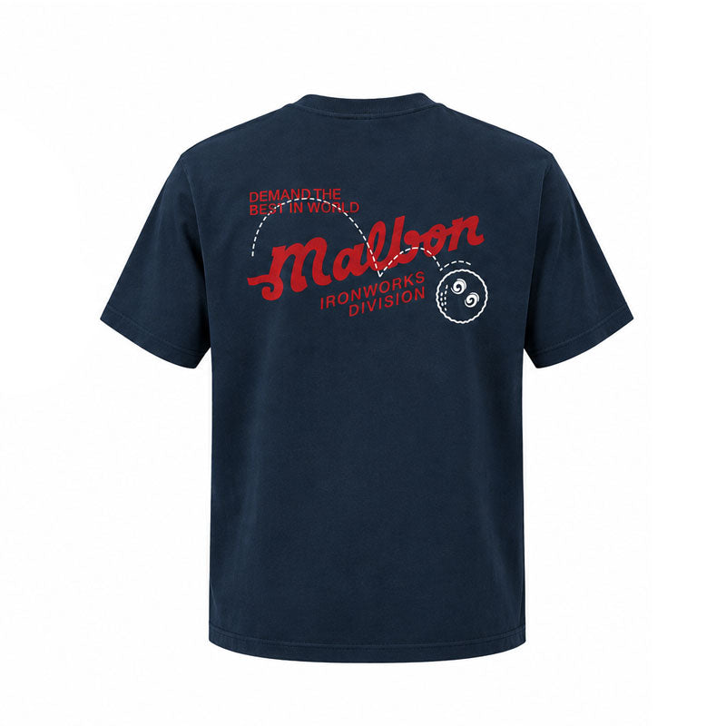 MALBON GOLF Vista Demand Men's T-Shirt (Blueberry)
