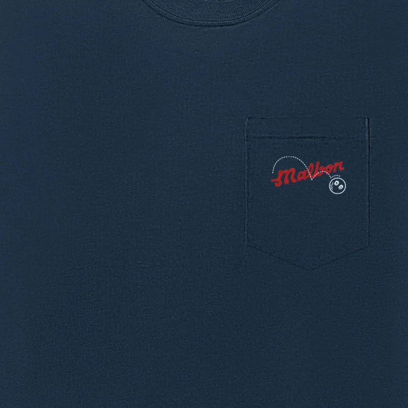 MALBON GOLF Vista Demand Men's T-Shirt (Blueberry)