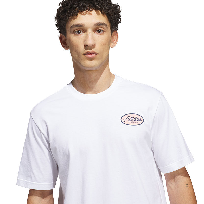 ADIDAS Golf Category Graphic Men's T-Shirt (White)
