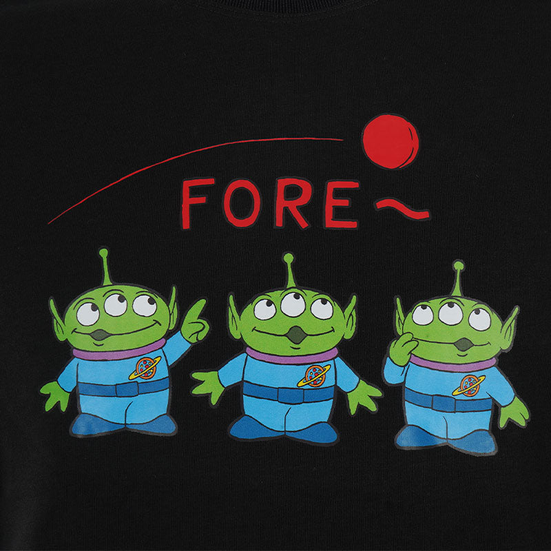 DISNEY Toy Story Aliens Men's T-Shirt (Black)