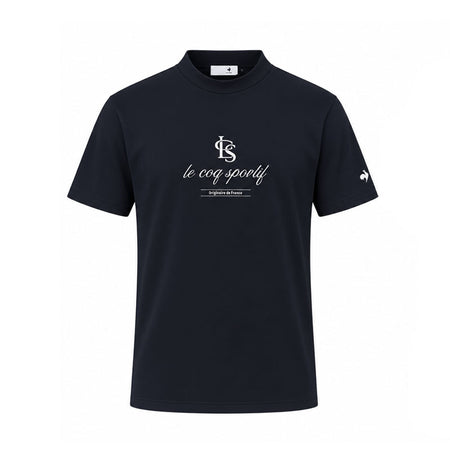 LE COQ SPORTIF GOLF Label Design Men's Polo (Navy)