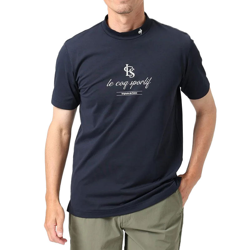 LE COQ SPORTIF GOLF Label Design Men's Polo (Navy)