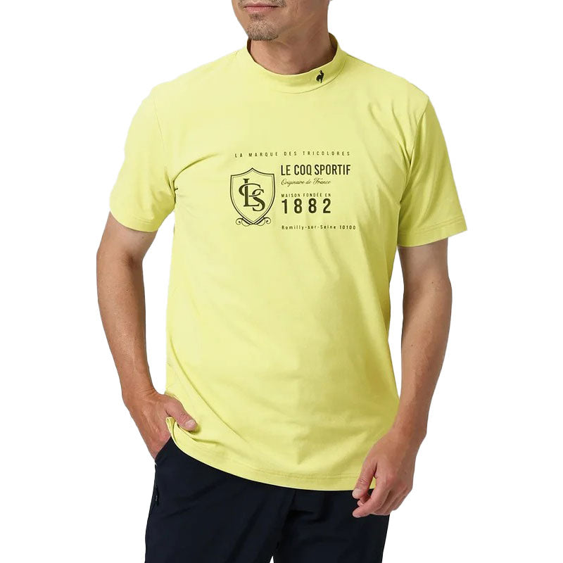 LE COQ SPORTIF GOLF Label Design Men's Polo (Lime)
