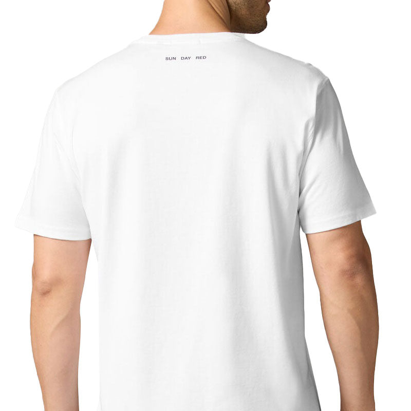SUN DAY RED Icon Men's T-Shirt (White)