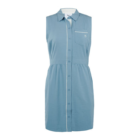 PUMA x Arnold Palmer Seersucker Dress (Zen Blue) 