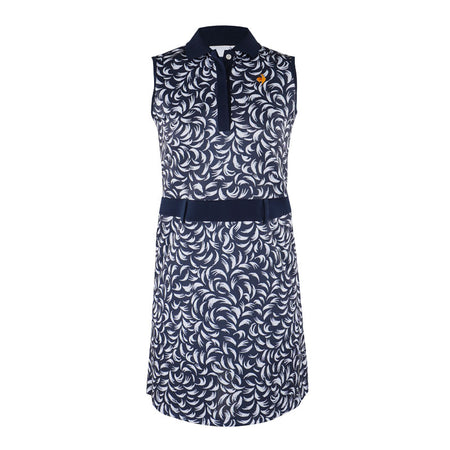 LE COQ SPORTIF GOLF Allover Pattern Sleeveless Dress (Navy)