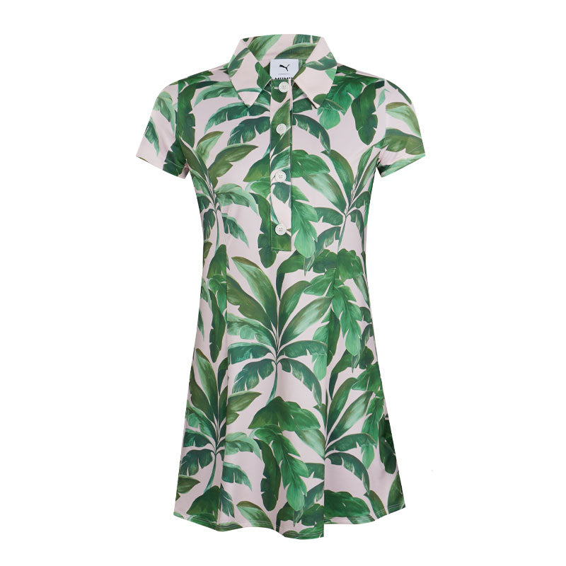 PUMA x MUMU Palm Dress (Rose/Green)