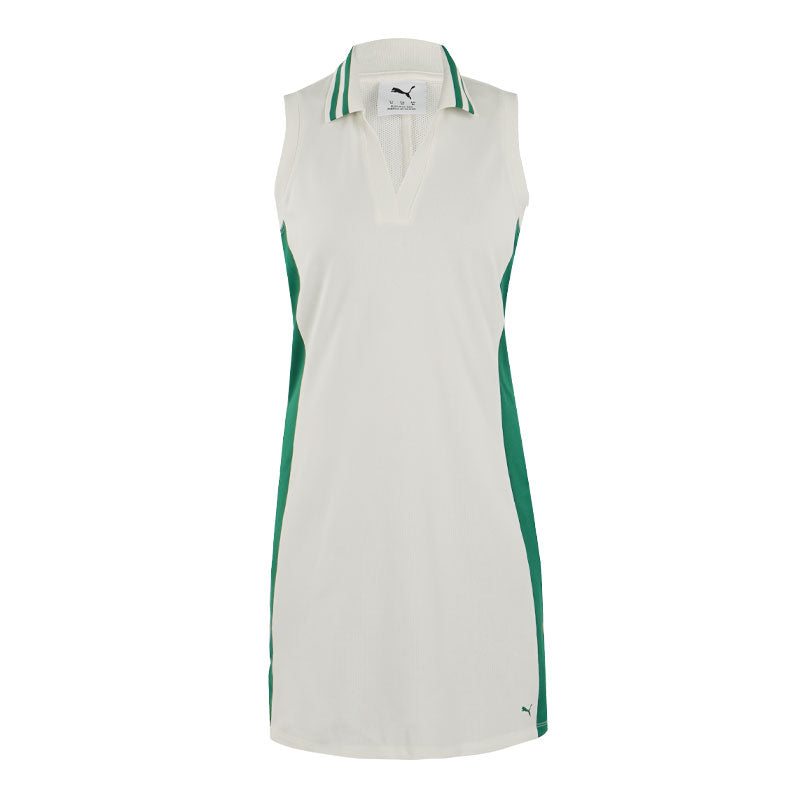 PUMA 30904 Sleeveless Pique Dress (Warm White)