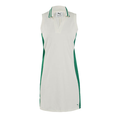 PUMA 30904 Sleeveless Pique Dress (Warm White)