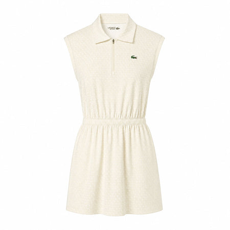 LACOSTE Ultra Dry Printed Stretch Dress (Powder)