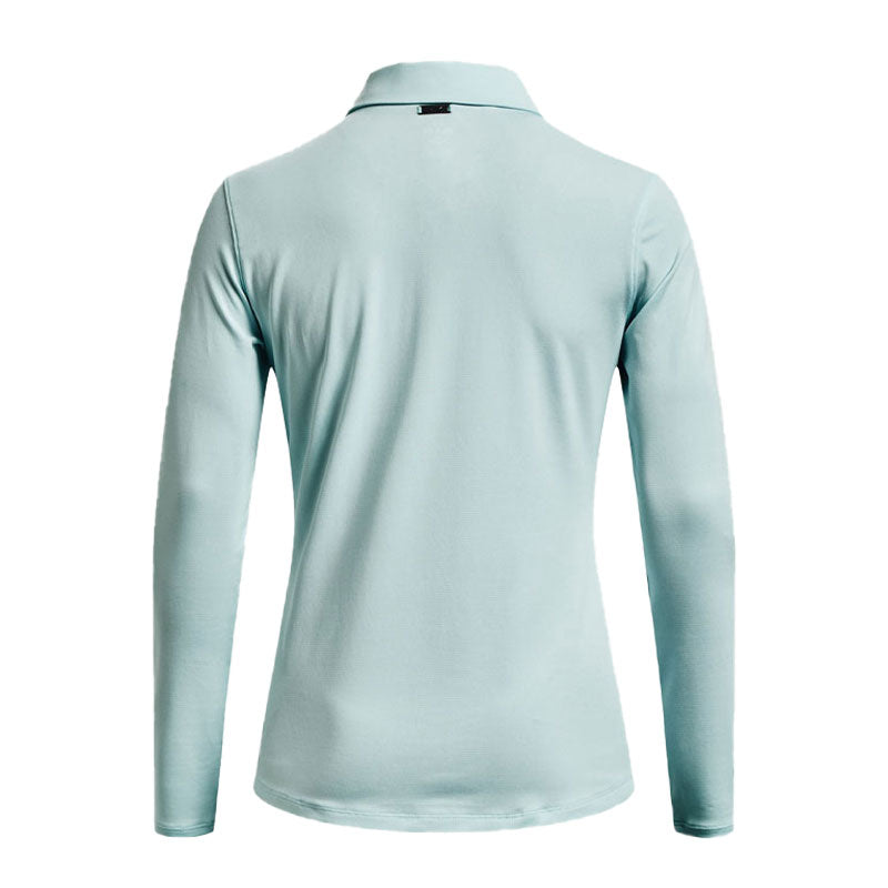 UNDER ARMOUR Fuse Teal Women's Long Sleeve Polo (Fuse Teal)
