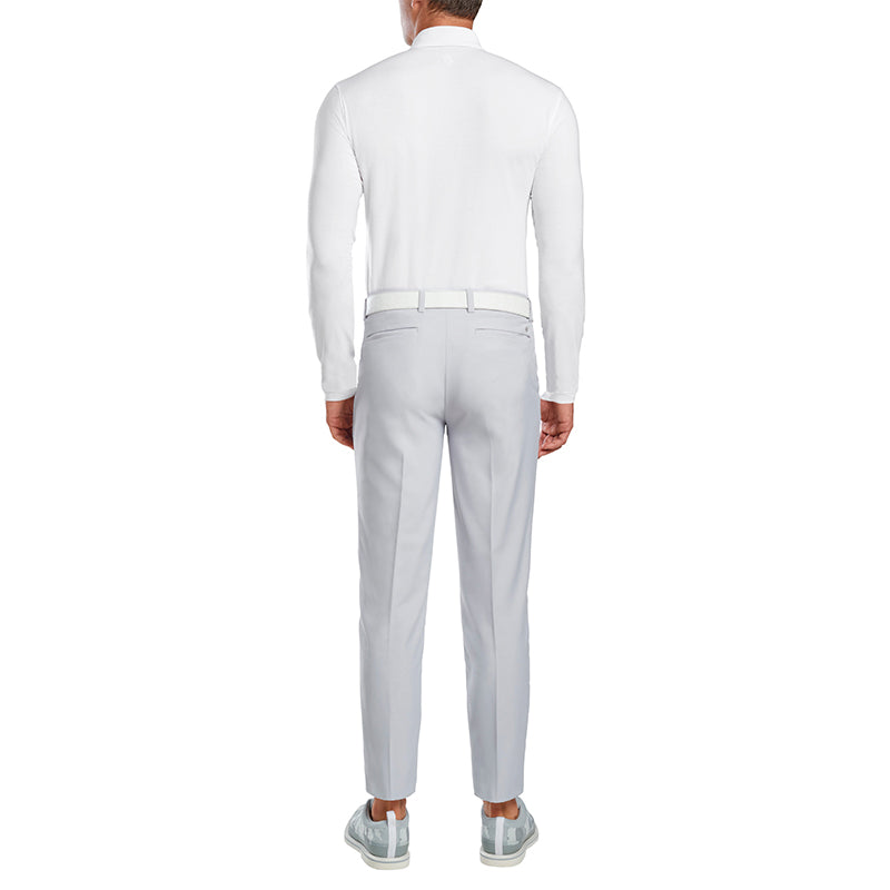 GFORE Luxe Men's Long Sleeve Polo (Snow)